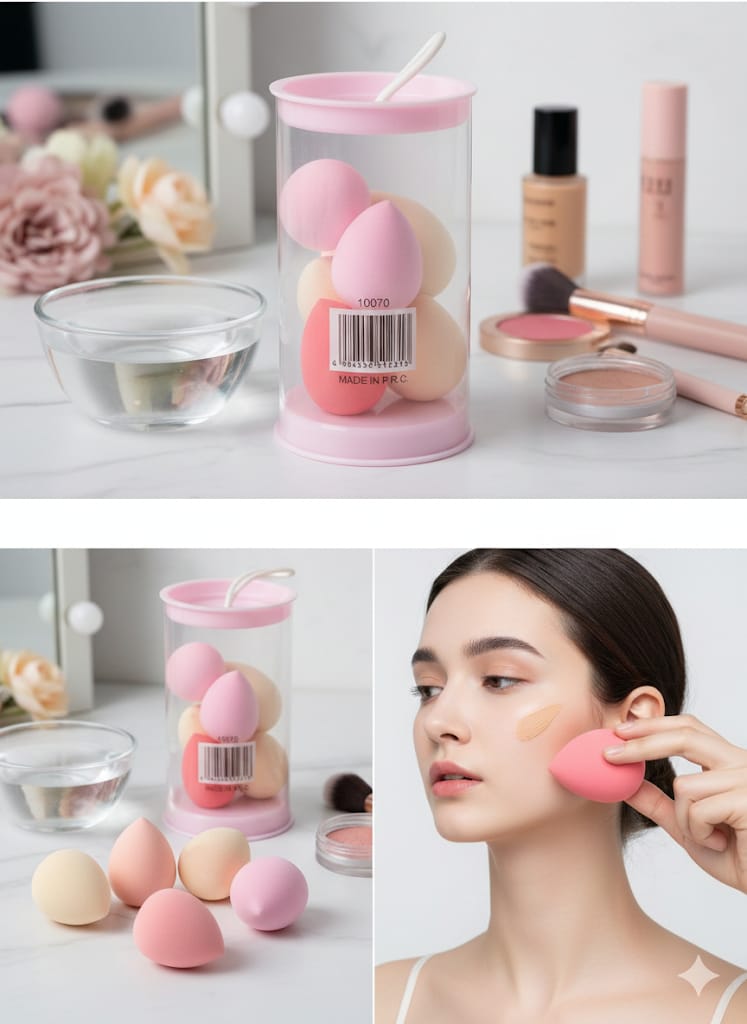 Makeup Blender Sponge Set (or Beauty Sponge Egg Set)