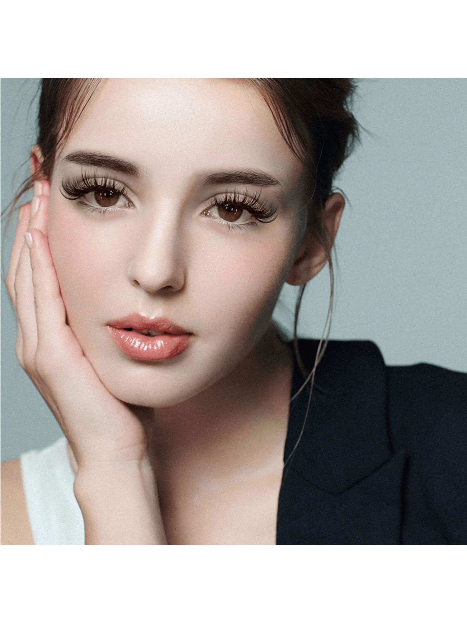 Faux Mink Lashes With Wispy Fairy Cat Eye