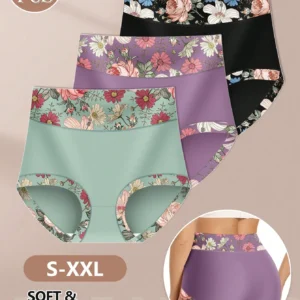 SHEIN MIOTAN 3-pack of high-waisted women's underwear