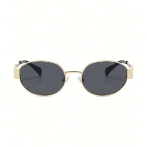 Oval Metal Frame Retro Fashion Glasses