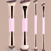 SHEIN YZIMENG 4pcs Professional Dual-Ended Makeup Brush Set