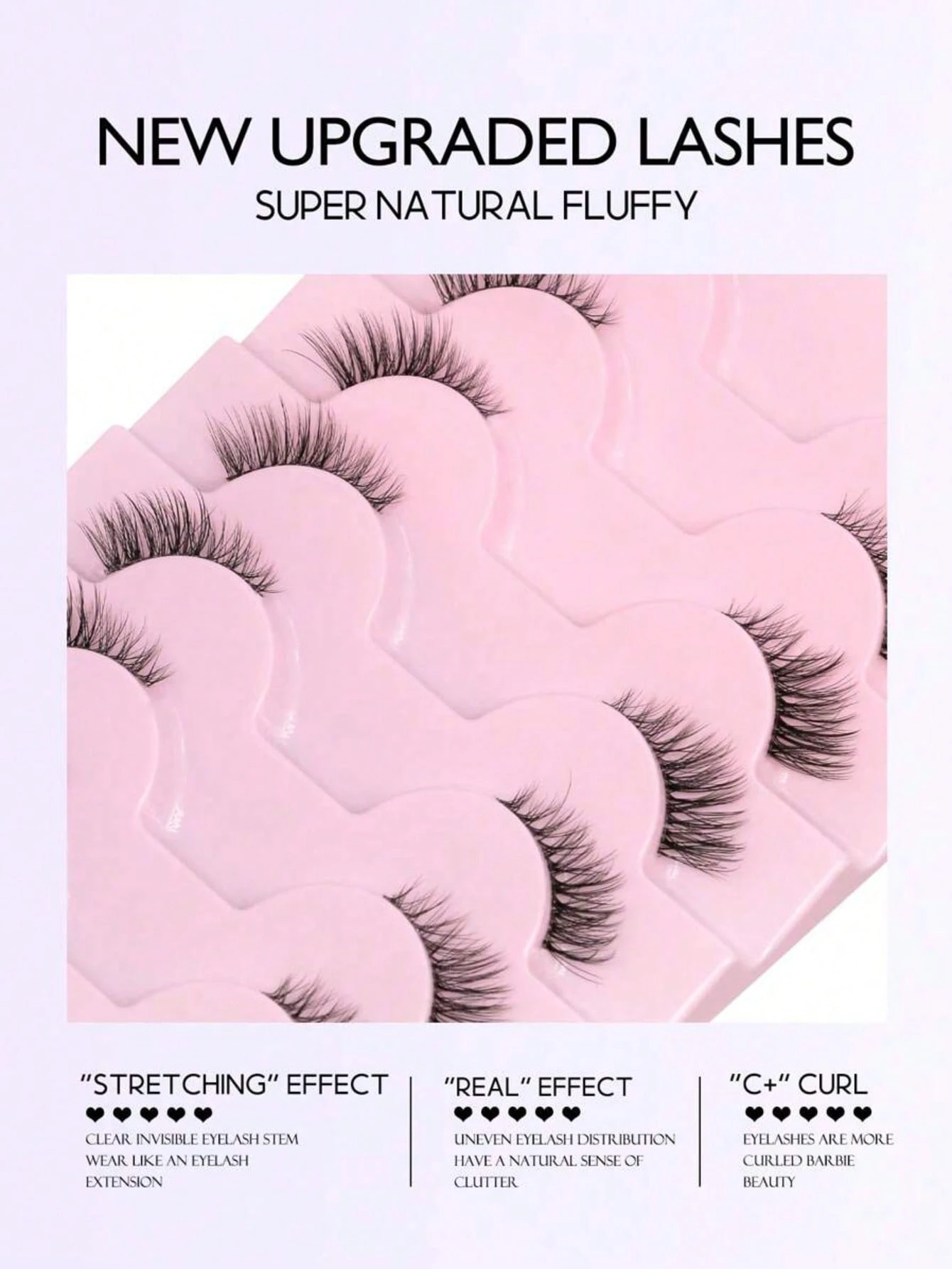 SHEIN Cat Eye Faux Mink Eyelashes