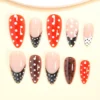 SHEIN 24pcs Short Square Press-On Nails
