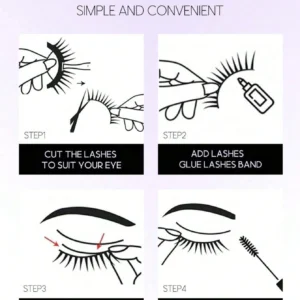 SHEIN Cat Eye Faux Mink Eyelashes