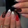 SHEIN 24pcs Short Square Press-On Nails