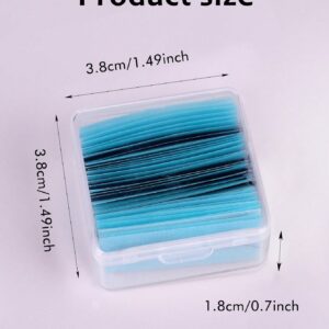 SHEIN 40pcs Box Black Self Adhesive Eyelash Extension Glue Strips
