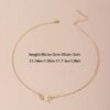 SHEIN Cubic Zirconia & Bird Charm Necklace