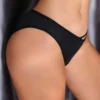 SHEIN MidnightGlam 1pc Women's Metallic Butterfly Side Thong Panty