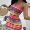 SHEIN Sunnyshic Multi-Color European & American Sexy Lady