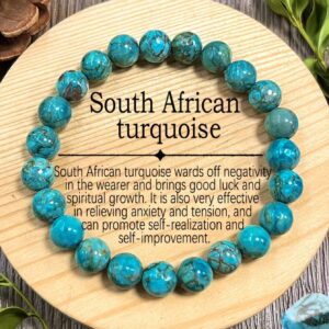 SHEIN Natural Turquoise Bracelet Brings Good Luck