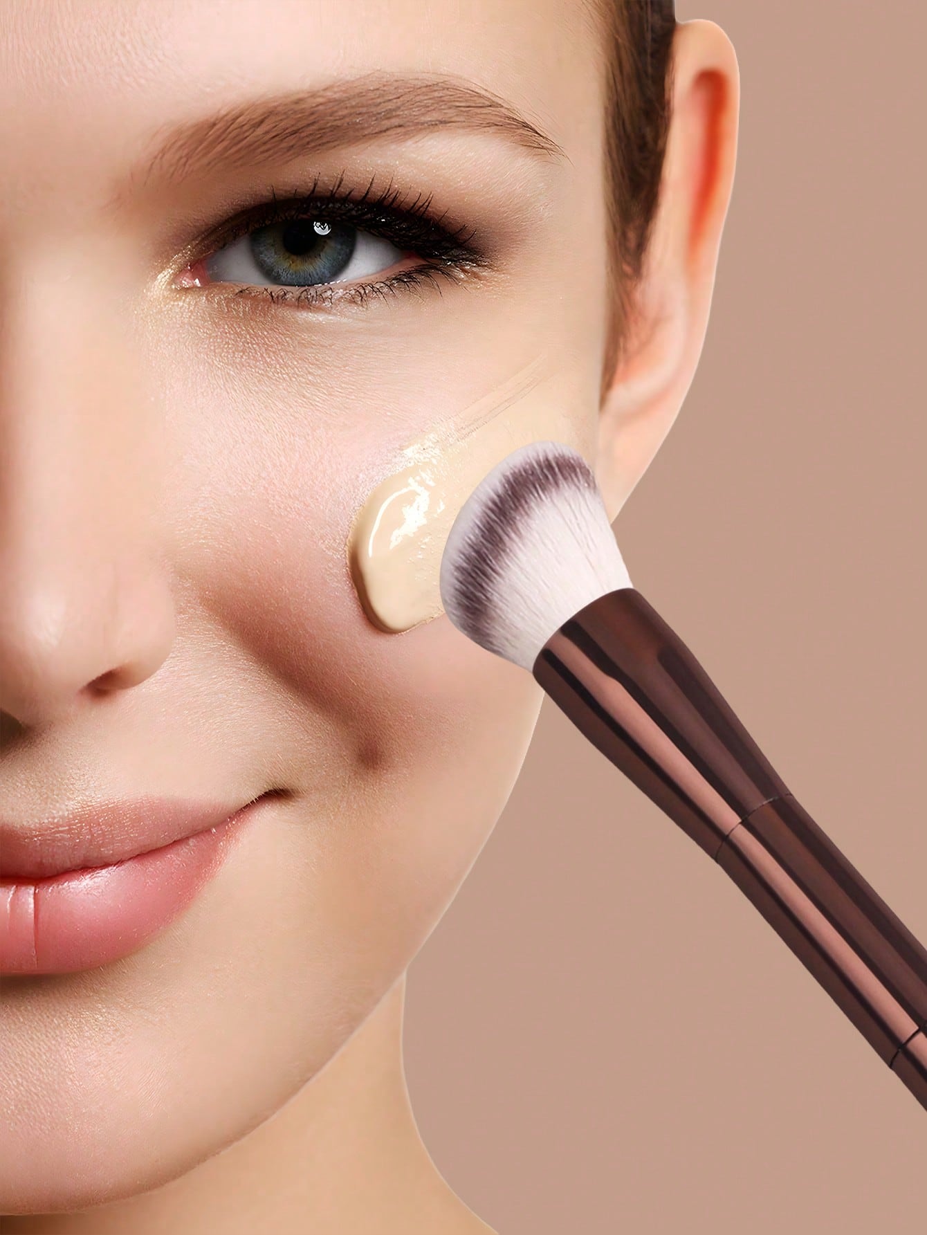 SHEIN Professional Double-Headed Makeup Brush
