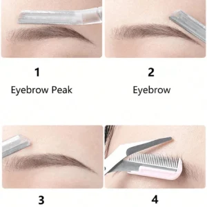 SHEIN 4Pcs Eyebrow Trimmer, Anti-Scratch Razor