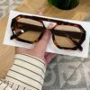 SHEIN Leopard Print Polygon PC Frame