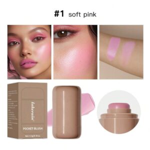 SHEIN lakerain Lakerain Pocket Blush, Creamy Stick Blush