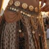 SHEIN 2pcs Vintage Boho Style Daisy