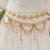 SHEIN 2pcs Vintage Boho Style Daisy