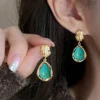 SHEIN 3 Pairs Vintage Elegant Gentle Faux Earrings Set