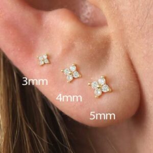 SHEIN Fashionable Ear Stud Earrings