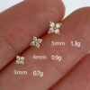 SHEIN Fashionable Ear Stud Earrings