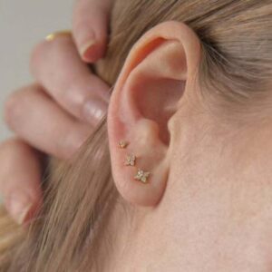SHEIN Fashionable Ear Stud Earrings