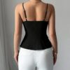 SHEIN Elenzga 2025 New Blue Asymmetric TOP