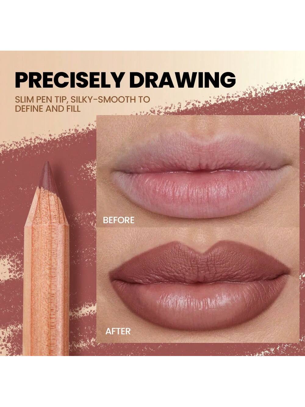 SHEIN Pudaier 6pcs/Set Long-Lasting Waterproof Lip Liner Pencils