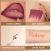 SHEIN Pudaier 6pcs/Set Long-Lasting Waterproof Lip Liner Pencils