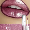 SHEIN Pudaier 3 Packs Metallic Diamond Lip Gloss Lip Combo