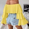 SHEIN Rafferiza 1pc Women's Open Shoulder