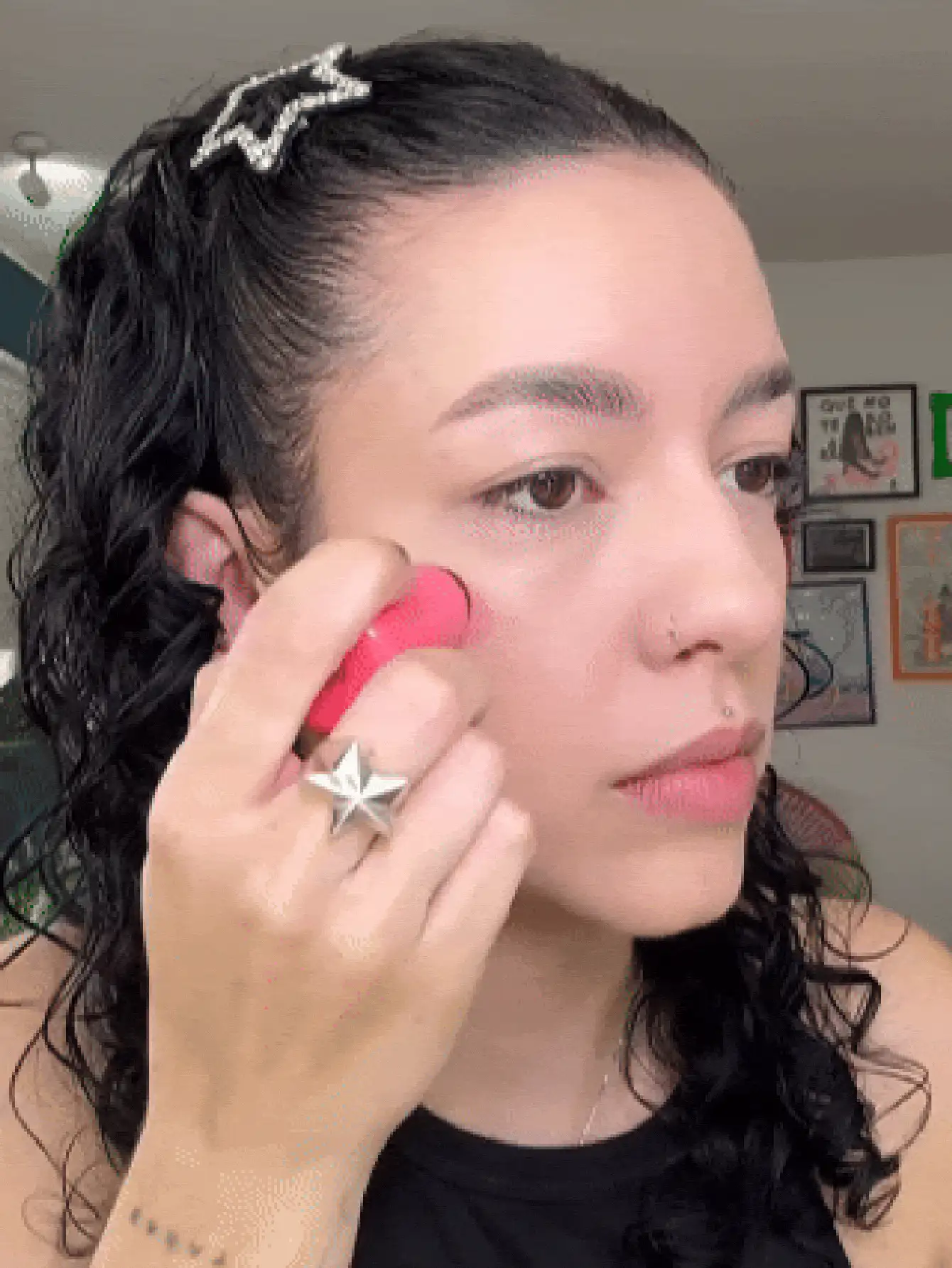 SHEIN USHAS Jelly Blush Moisturizing 3-In-1 Blush Stick For Lips, Eyes, Cheeks