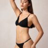SHEIN Veilyse Women's Solid Color Lace Trim Fashionable Lingerie