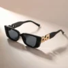 SHEIN Square Narrow Plastic Glasses