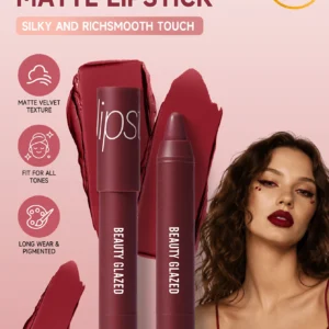 SHEIN beauty glazed Women's Nude Brown Matte Lipstick Pencil
